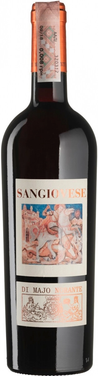 Вино Di Majo Norante, Sangiovese, Terre Degli Osci IGT