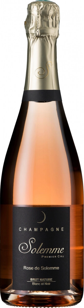 Шампанское "Rose de Solemme" Brut Nature, Champagne AOC