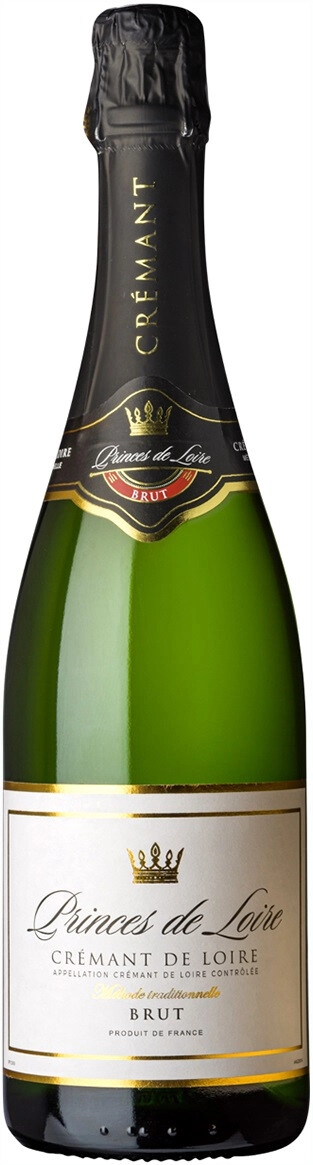 Игристое вино "Princes de Loire" Brut, Cremant de Loire AOC