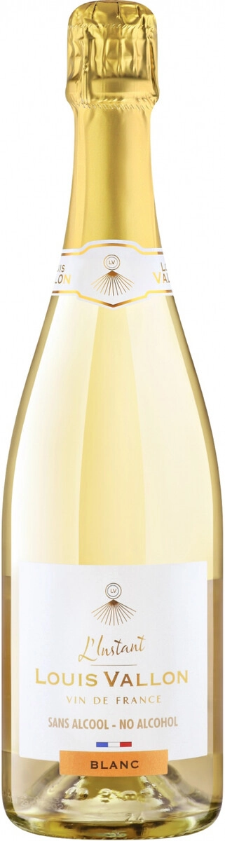 Игристое вино Louis Vallon, "L'Instant" Blanc Sans Alcool