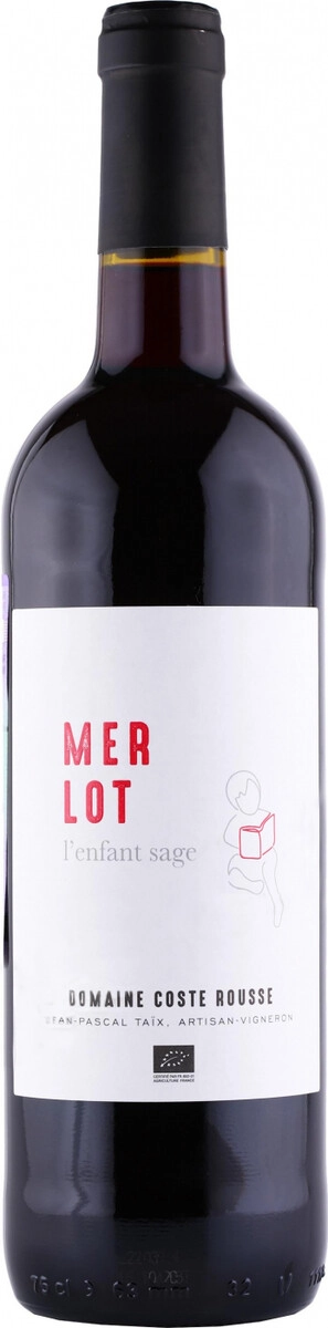 Вино Domaine Coste Rousse, "Taix" Merlot, Cotes de Thongue IGP