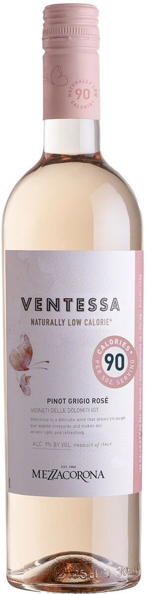 Вино Mezzacorona, "Ventessa" Pinot Grigio Rose, Vigneti delle Dolomiti IGT
