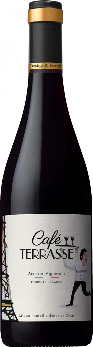 Вино Rhonea, "Cafe Terrasse" Rouge, Mediterranee IGP