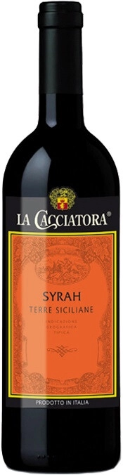 Вино "La Cacciatora" Syrah, Terre Siciliane IGT