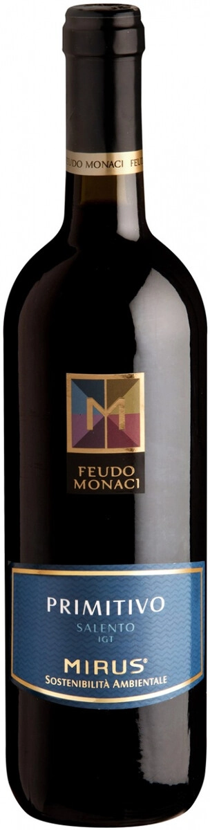 Вино Feudo Monaci, "Mirus" Primitivo, Salento IGT