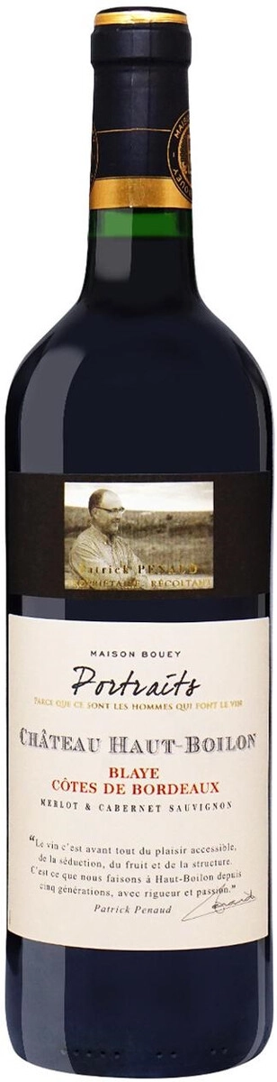 Вино Chateau Haut-Boilon, "Portraits", Blaye Cotes de Bordeaux AOC
