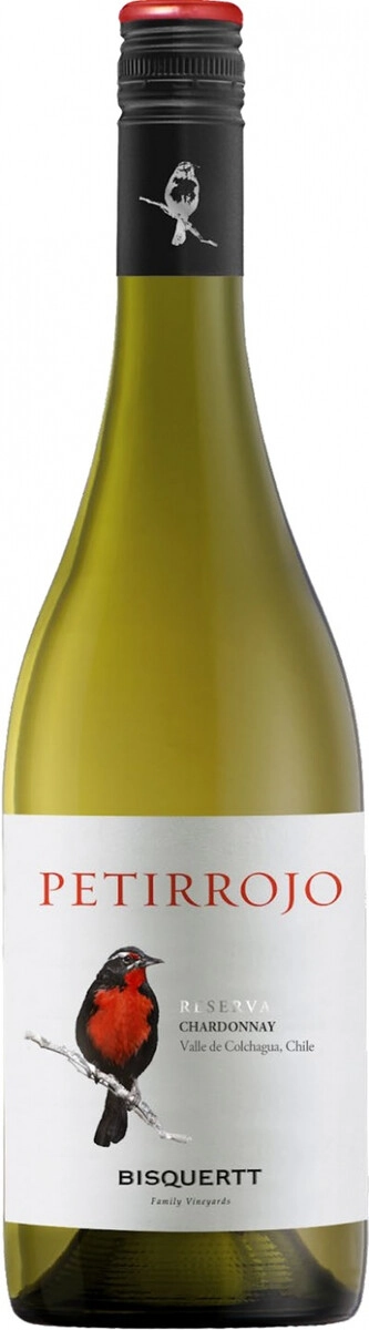 Вино Bisquertt, "Petirrojo" Reserva Chardonnay, Colchagua Valley DO