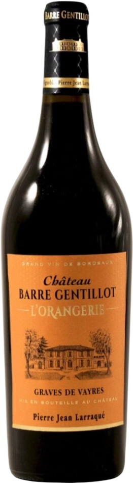 Вино Chateau Barre Gentillot, "L'Orangerie" Rouge, Graves de Vayres AOC