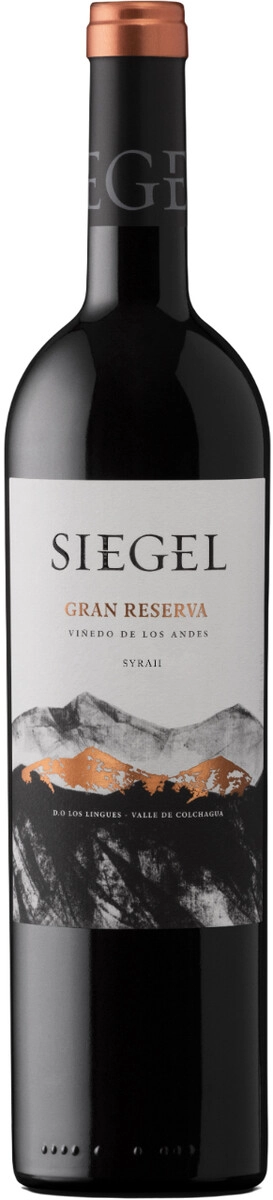 Вино Siegel, Gran Reserva Syrah, Valle de Colchagua DO