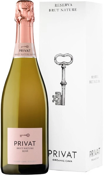 Игристое вино "Privat" Brut Nature Rose, Cava DO