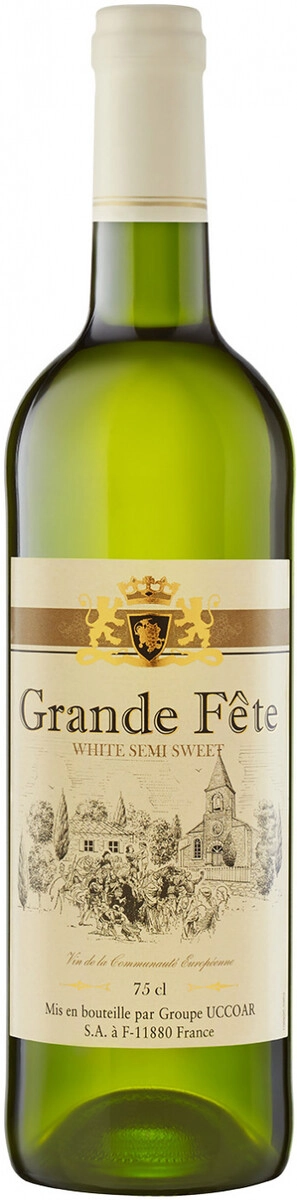 Вино "Grande Fete" White Semi-Sweet
