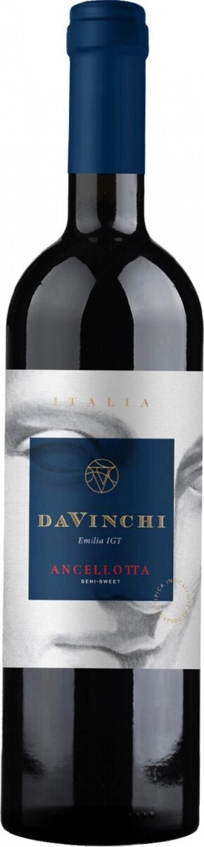 Вино Puianello, "daVinchi" Ancellotta Semi-Sweet, Emilia IGT