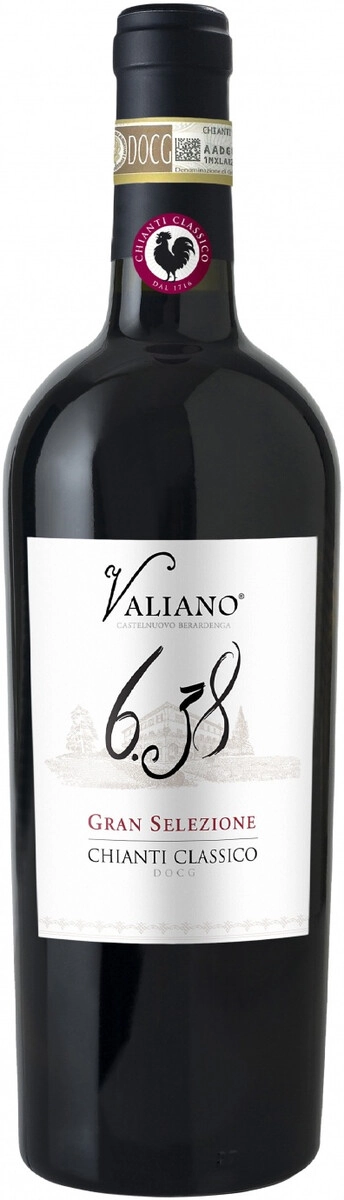 Вино Valiano, "6.38" Gran Selezione, Chianti Classico DOCG