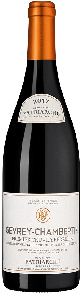 Вино Patriarche, Gevrey-Chambertin 1-er Cru "La Perriere" AOC