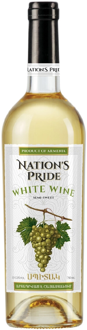 Вино "Nation's Pride" White Semi-Sweet