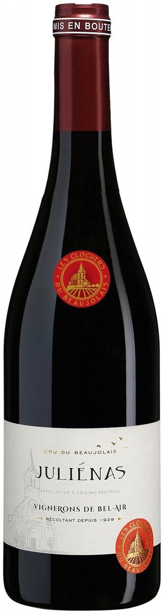 Вино Vignerons del Bel Air, "Les Clochers", Julienas AOP