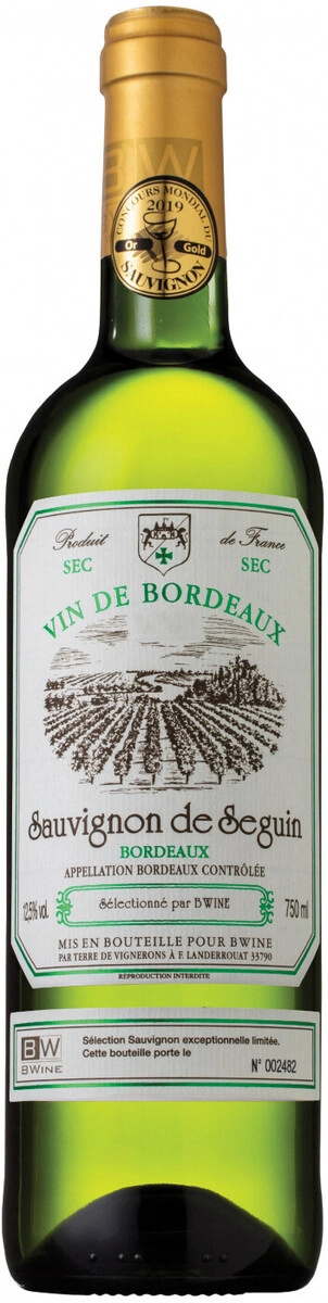 Вино "Sauvignon de Seguin" Bordeaux AOC