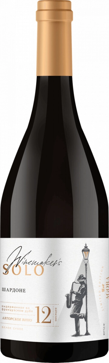 Вино "Agora" Winemakerꞌs Solo Chardonnay