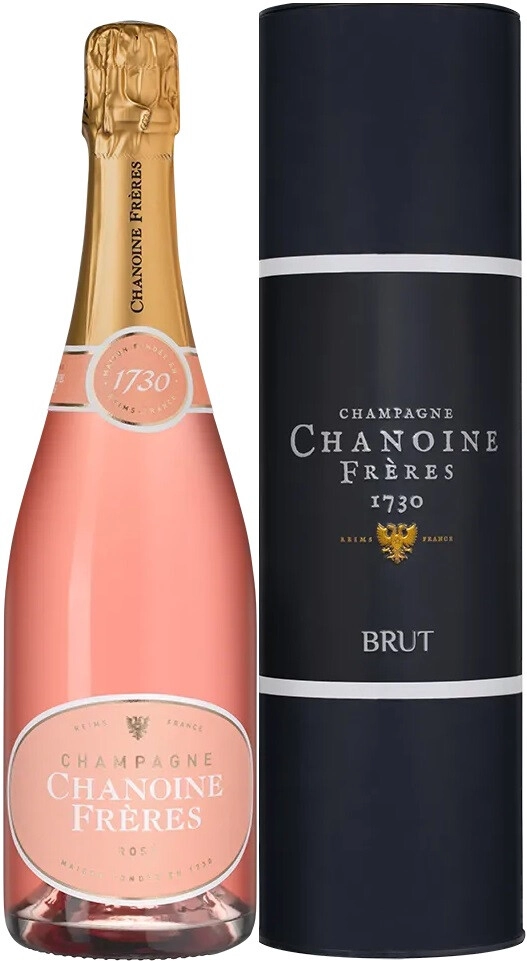 Шампанское Chanoine Freres, Rose Brut, Champagne AOC, in tube