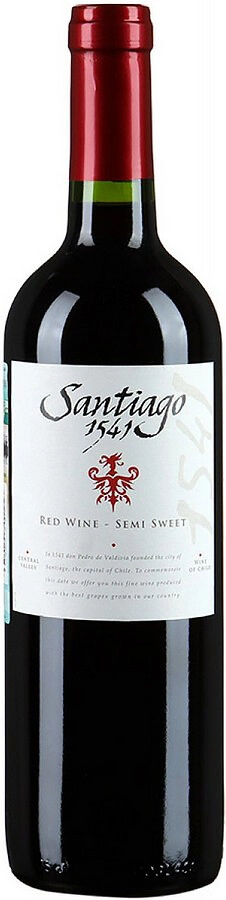Вино Undurraga, "Santiago 1541" Semi Sweet Red
