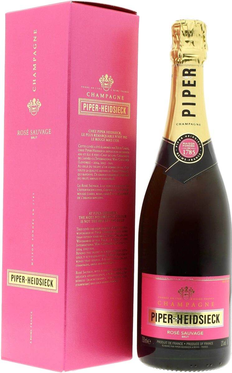 Шампанское Piper-Heidsieck, "Rose Sauvage", Champagne AOC