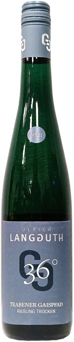 Вино Ulrich Langguth, "36°" Trabener Gaispfad Riesling Trocken