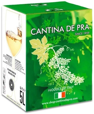 Вино Cantina de Pra, Pinot Grigio delle Venezie DOC, bag-in-box