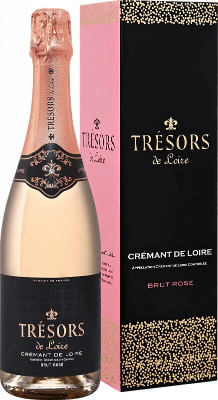 Игристое вино Joseph Verdier, "Tresors de Loire" Brut Rose, Cremant de Loire AOC