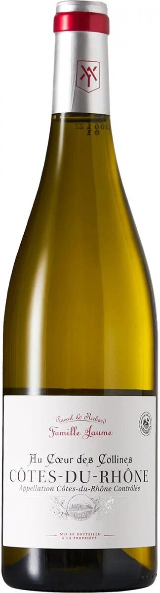 Вино Famille Jaume, "Au Coeur des Collines" Cotes-du-Rhone AOC Blanc