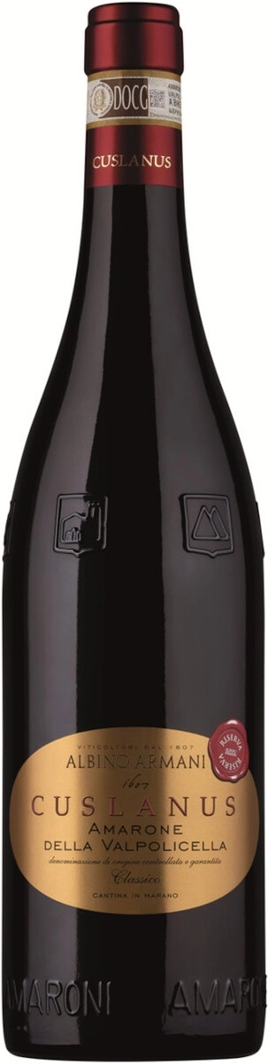 Вино Albino Armani, "Cuslanus" Amarone della Valpolicella DOCG Classico