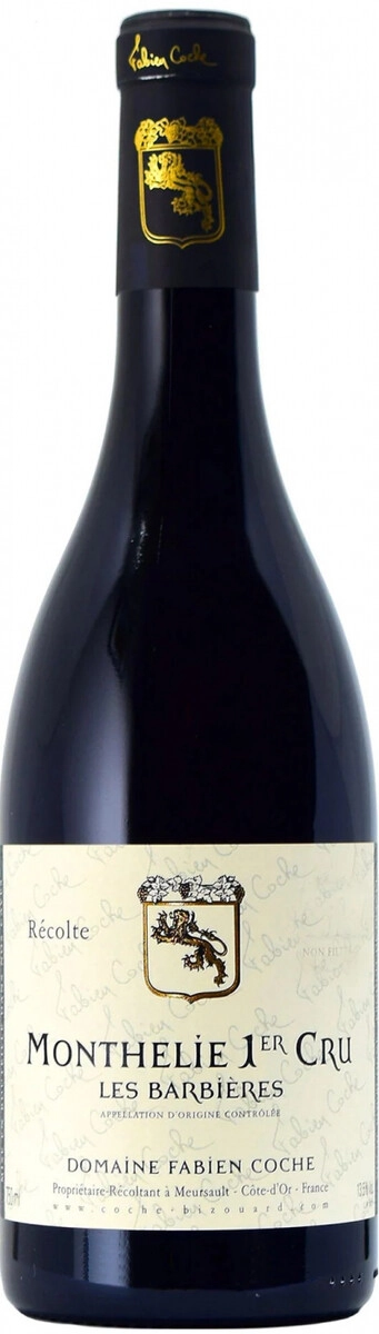 Вино Domaine Fabien Coche, Monthelie 1er Cru "Les Barbieres" AOC