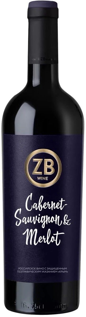Вино Zolotaya Balka, "ZB Wine" Cabernet Sauvignon & Merlot