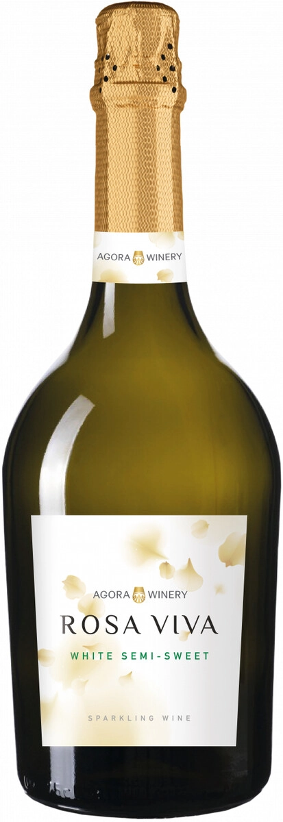Игристое вино Agora Winery, "Rosa Viva" White Semi-Sweet