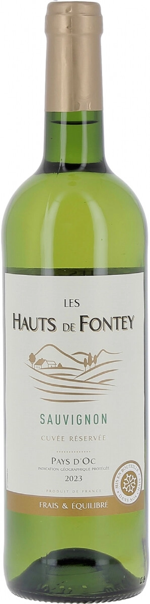 Вино "Les Hauts de Fontey" Cuvee Reservee Sauvignon, Pays d'Oc IGP