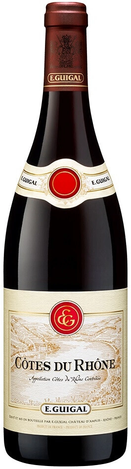 Вино E. Guigal, Cotes du Rhone AOC Rouge