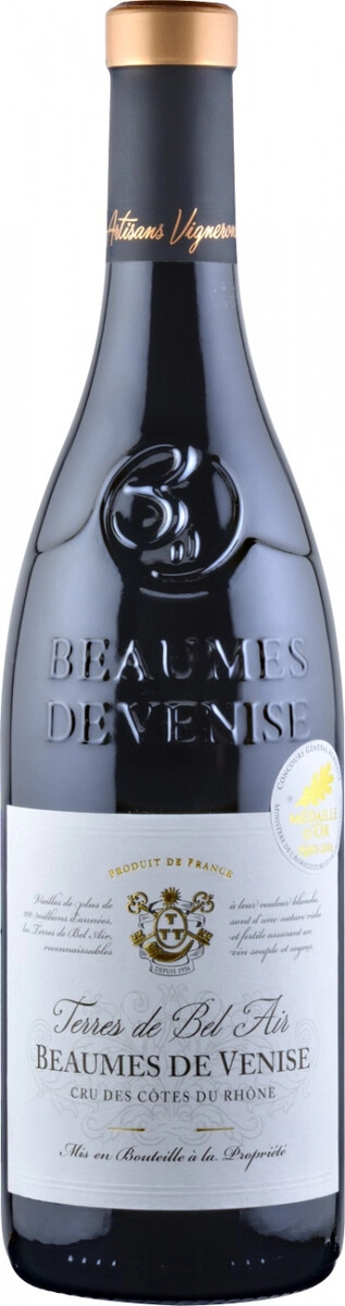 Вино "Terres de Bel Air" Beaumes de Venise AOC
