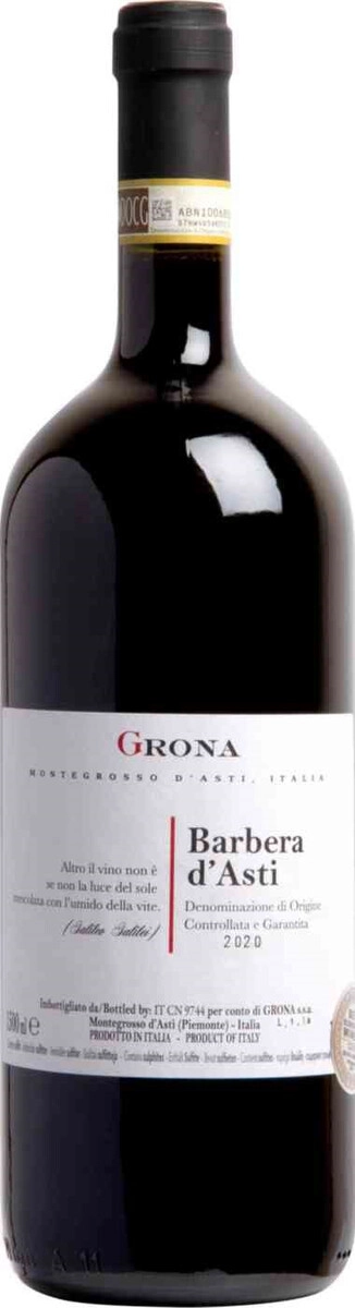 Вино Grona SSA, Barbera d'Asti DOCG