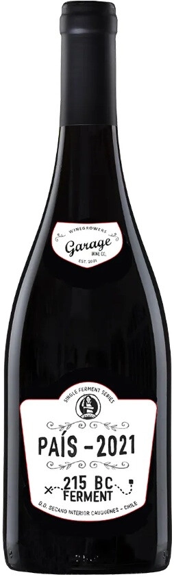 Вино Garage Wine Co., Pais, Secano Interior DO