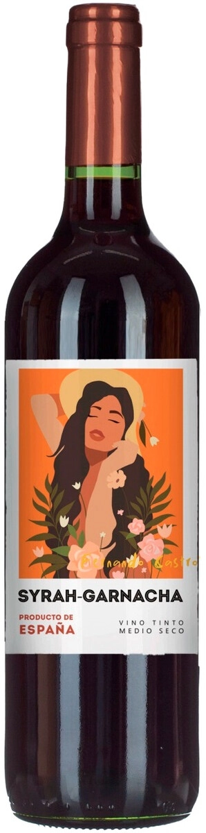 Вино Fernando Castro, Syrah-Garnacha