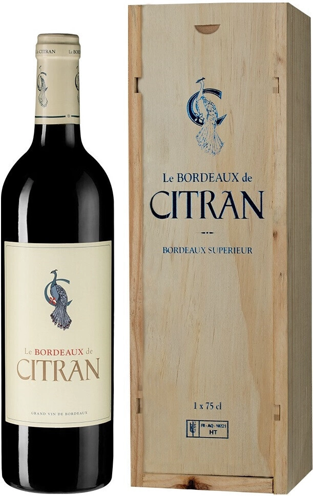 Вино "Le Bordeaux de Citran" Rouge, Bordeaux AOC