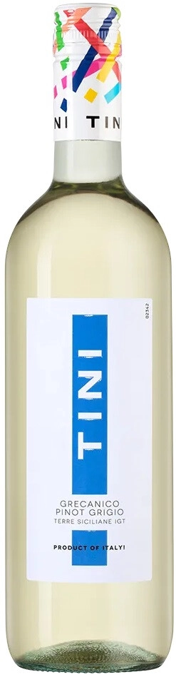 Вино "TINI" Grecanico-Pinot Grigio, Terre Siciliane IGT