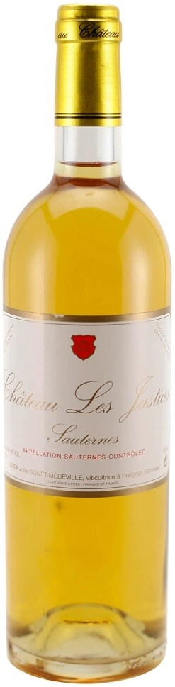 Вино Chateau les Justices, Sauternes