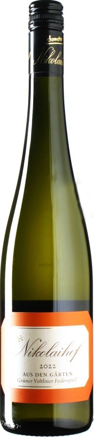 Вино Nikolaihof Wachau, "Aus den Garten" Gruner Veltliner Federspiel