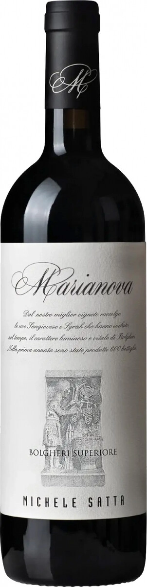 Вино Michele Satta, "Marianova", Bolgheri Superiore DOC