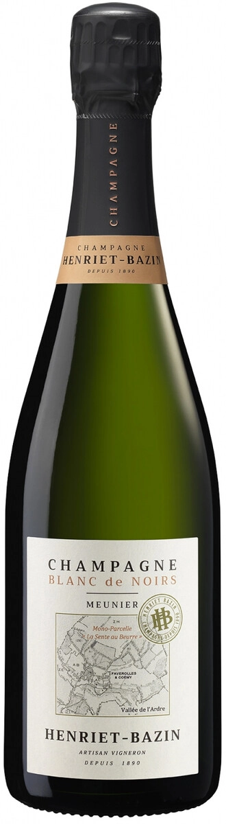Шампанское Henriet-Bazin, Blanc de Noirs Meunier Brut, Champagne AOC