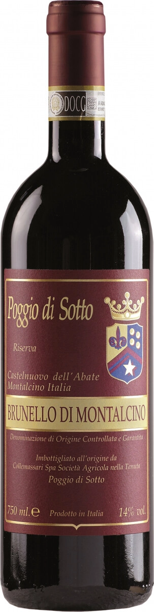 Вино Poggio di Sotto, Brunello Di Montalcino Riserva Vendemmia "Castelnuovo dell'Abate"