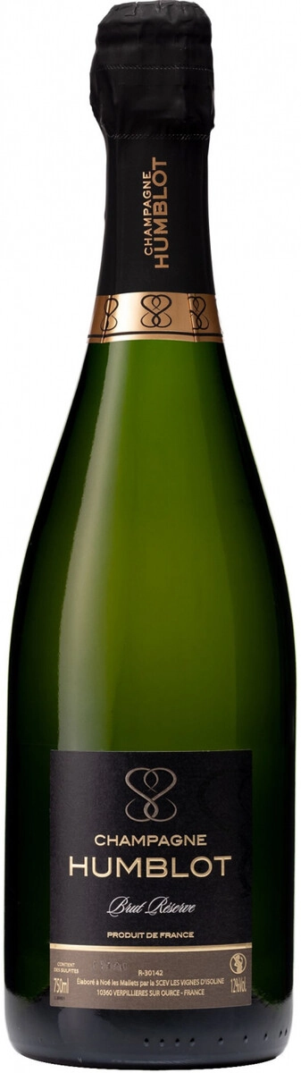 Шампанское Champagne Humblot, Brut Reserve, Champagne AOC