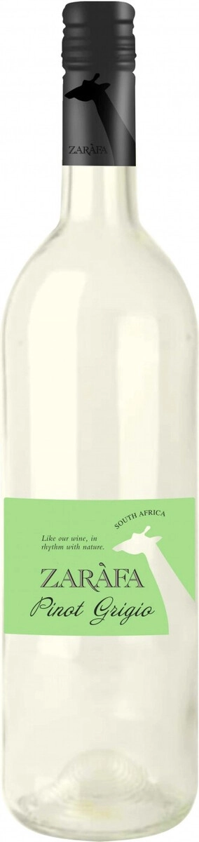 Вино Mountain River Wines, "Zarafa" Pinot Grigio, Western Cape WO