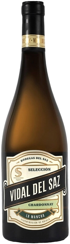 Вино "Vidal del Saz" Chardonnay, La Mancha DOP