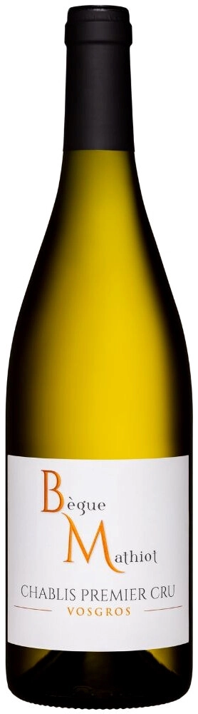 Вино Domaine Begue Mathiot, Chablis 1-er Cru "Vosgros" AOC